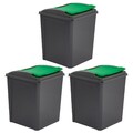 25 l ODER 50 L Kunststoff Papierkorb Abfalleimer Garten Mülleimer UK