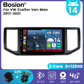 ★6+128GB★ Android14 Autoradio Für VW Crafter Van Man 17-21 GPS Navi Carplay DAB+