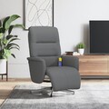 Massagesessel Fußteil Fernsehsessel Relaxsessel Sessel Drehbar Stoff vidaXL