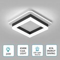 LED Deckenleuchte 24W/20cm Kaltesweiß Innen Deckenlampe Esstischlampe Bürolampe 
