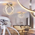 LED Decken Leuchten chromfarben Ess Wohn Schlaf Zimmer Raum Beleuchtung modern