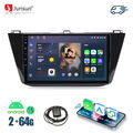 Für VW Tiguan 2016-2020 64G Android 13 Autoradio CarPlay DAB+ GPS Navi 4G  DE