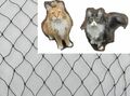 Katzenschutznetz drahtverstärkt oliv 2 m u 3m hoch Gehege, Balkon + Spielzeug