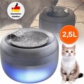 2.5L Haustier Trinkbrunnen Katzen Hunde Wasserspender Automatisch mit LED Licht