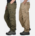 Herren Cargo Hose Outdoor Wandern Arbeitshose Freizeit Hose Workwear Dehnbund