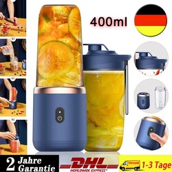 400ml USB Tragbarer Mini Mixer Smoothie Blender Elektrischer Maker Saftmixer