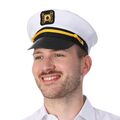 Matrosenmütze Anker Schiffskamerad Kostüm Cosplay Kostüm Yacht Skipper Kappe
