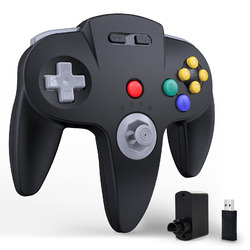 Wireless Controller for N64 Console, Switch, MacOS, Retropie & Other USB Devices