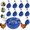 10x Automatischer Hühner-Wasserbecher, Farm Coop, Wasserspender Geflügel-Tränke