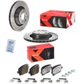 2x BREMBO Sport Bremsscheiben Ø310mm + Beläge hinten passend für Audi TT 3.2 2.0