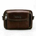 Herren Echtes Leder Gürteltasche Vintage Handytasche Multifunktions bag 8023