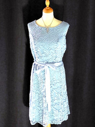 Cocktailkleid,  Ballkleid hellblau Gr. 48 / 50 von Bodyflirt