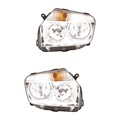 Halogen Scheinwerfer Set links & rechts H1 chrom für Dacia Duster