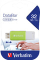 Verbatim USB 2.0 Speicherstick Stick 32GB, DataBar, grün