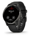 GARMIN Venu 2 Plus Smartwatch Polymer Silikon, Schwarz