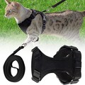Haustier-Katzengeschirr und Leine Hundewelpen verstellbar Ausbruchsicher