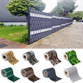 35m PVC Sichtschutzstreifen Gartenzaun Sichtschutzfolie Stabmattenzaun Zaunfolie