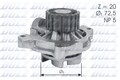 Wasserpumpe Kühlmittelpumpe für Audi 100 C4 Avant C3 Dolz A180 1991 - 1992