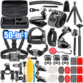50Stück Action Kamera Zubehör Set Für GoPro-Hero 9 8 7 6 5 Session Black Sport