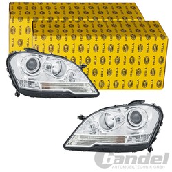 2x HELLA BI-XENON HALOGEN SCHEINWERFER SATZ passend für MERCEDES-BENZ M-KLASSE