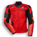 DUCATI Herren Motorrad Lederjacke Rennen Leder Biker Jacke Biker Lederjacken 58