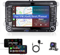7" Android 15 Autoradio Carplay GPS für VW GOLF MK5 6 Touran Polo Tiguan + Mic