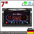 4+64GB Android 13 Navi GPS WiFi Autoradio für VW T5 Transporter Multivan Touareg