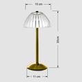Schreibtisch Lampe LED Tisch Dimmbar Touch Kabellos USB Tisch Wiederaufladbar