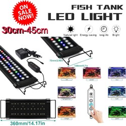2025 30-115cm RGB LED Aquarium mit Timer Lampe Süßwasserfische Vollspektrum 25W