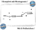 Auspuffanlage für Peugeot 207 / 208 1.4, 1.6 VTI Auspuff Montagesatz