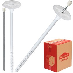 Dämmstoffdübel Tellerdübel mit Stahlnagel Thermodübel WDVS LFMG Ø10 mm