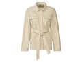 esmara® Damen Jacke, aus reiner Baumwolle (beige, 42) - B-Ware neuwertig