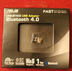 ASUS USB-BT400, Bluetooth-Adapter, schwarz Neu OVP Bluetooth 4.0