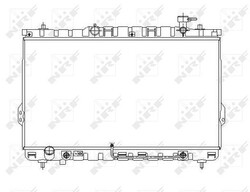 NRF Kühler, Motorkühlung  für HYUNDAIDie Nr.1* für Autoteile: Top-Preis-Leistungs-Verhältnis