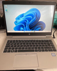 HP EliteBook 840 G5 I5-7300U 8 GB 256 GB SSD FHD Win10  ohne Akku (505)