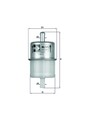 MAHLE Kraftstofffilter KL 11 Leitungsfilter 45,0mm für MAZDA 323 1 FA 626 CB 2