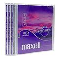 1x3 PACK MAXELL BLU-RAY Discs BD-RE Rewritable 25GB 1x2x Jewel Case NEU 003-990