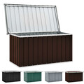 Auflagenbox Gartenbox Aufbewahrungsbox Metall Truhe Werkzeugkasten 109-149 cm