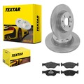 TEXTAR BREMSSCHEIBEN 257mm massiv + BELÄGE VORNE passend für FIAT PUNTO 188