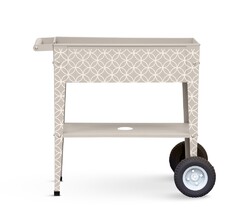 Hochbeet Gemüsebeet Metall Blumenbeet Pflanzbeet Kräuterbeet Hestera mit Rädern