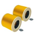 2 Patronenfilter für Kärcher WD 2 Plus V-18 WD 2 Plus V-12/4/18/C Staubsauger