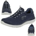 Skechers SUMMITS Herren Fitnessschuhe Sneaker Memory Foam Blau