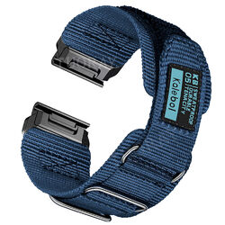 Quick Fit Nylon Armband Für Garmin Fenix E 8 7 7X/6 6X/5 5X Plus/3 HR/Epix Pro