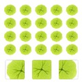  40 Pcs Aquarienpflanzen Künstliche Lotusblätter Teichpflanzen Künstlicher