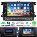 DAB Android 13 Autoradio Apple Carplay GPS Für VW Golf 5 6 Polo 6R Touran Tiguan