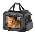 Hundebox faltbar Transporttasche Autobox Hunde Tragetasche Hundetransportbox