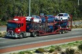 LKW Foto Scania R-series Autotransporter Australien rot CEVA #g8sc