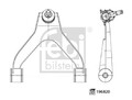 Febi Bilstein Querlenker für Iveco Daily VI Pritsche ab 14-> Vorne 196820