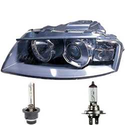 Xenon Scheinwerfer links für Audi A3 8P1 05.03-07.08 D2S/H7 inkl. OSRAM