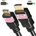 HDMI Kabel 1,5m A - C-Stecker Mini High Speed with Ethernet 3D FULL HD vergoldet